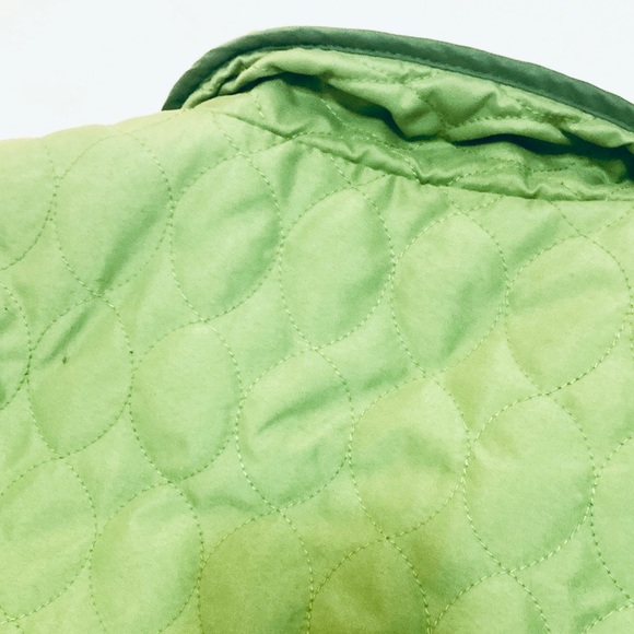 Kim Rogers Polyester Lime Green Petite Medium Quilted Jacket - Picture 5 of 6